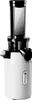 A product shot of a white and black slow juicer on a white background. Produktbild-Vorschau