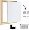 Monframe Schattenfugenrahmen XXL 80x100 cm - Sonoma Eiche - Produktbild-Vorschau 4