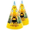 Partyhüte "Biene Maja" 10 Stück Kindergeburtstag oder Produktbild-Vorschau 1