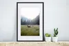 MuchoWow® MuchoWow® Gerahmtes Poster Wald - Hirsche - Nebel Produktbild-Vorschau 4