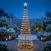 Albero di Natale luminoso con stella apicale, altezza 210 Anteprima dell’immagine prodotto 1