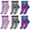 OCERA 6 Paar Kinder Stoppersocken mit ABS,uni ,Pink-Mix, Produktbild-Vorschau 1