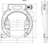 Abus Rahmenschloss Amparo 4650X NR BK OE schwarz 8,5mm Produktbild-Vorschau 2