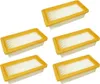 5x Trade-Shop Flachfaltenfilter Lamellenfilter HEPA-Filter Produktbild-Vorschau 1