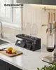 SONGMICS Držák na láhve, na 3 láhve, odkapávací stojan na Náhled obrázku produktu 3