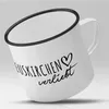 Huuraa Emaille Tasse Euskirchen  Geschenk Kaffeebecher Produktbild-Vorschau 2