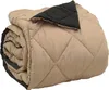 vidaXL Ganzjahresbettdecke Schwarz und Taupe 200 x 220 cm Produktbild-Vorschau 5