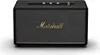 A black Marshall Bluetooth speaker with gold accents. Produktbild-Vorschau