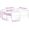 VidaXL 3216161, 2,06 m, 2,06 m, 74,5 cm, 2000 x 2000 mm, 1 Podgląd zdjęcia produktu 9