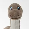 Close-up of a plush dinosaur toy's head and neck. Náhled obrázku produktu