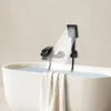 Badewannenarmatur - Wandmontage Mischbatterie - Wasserfall Produktbild-Vorschau 2