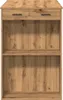 vidaXL Stolik barowy Artisan dąb 102x70x103,5 cm materiał Podgląd zdjęcia produktu 6
