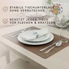 Platzset 6er Set Kunstleder abwaschbar, Wendbares Tischset Produktbild-Vorschau 6