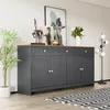 Commode Merax avec trois tiroirs et quatre Voir les images du produit 1