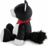 A plush toy cat sitting on a white background. Produktbild-Vorschau
