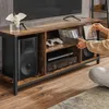 VASAGLE Lowboard Fernsehtisch, mit offenen Fächern, Lange Produktbild-Vorschau 4