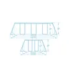 Rahmen-Gartenpool 412 x 201 x 122 cm 10 in 1 BESTWAY 56457N Produktbild-Vorschau 13