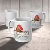 Mr. & Mrs. Panda Kindertasse Rotkehlchen Schlitten - Weiß - Produktbild-Vorschau 4