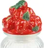 Szklany słoik z pokrywką Truskawki 19cm Przezroczysty / Podgląd zdjęcia produktu 4