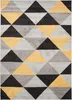 Tappeto Tapiso LAZUR Moderno Nero Grigio Giallo Camera dei Anteprima dell’immagine prodotto 2