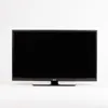 A black television set with a stand is displayed against a white background. Produktbild-Vorschau
