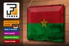 Blechschild Flagge Burkina Fasos 30x20cm Burkina Faso Rost Produktbild-Vorschau 3