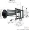 Vogel's Signature TVM7675 pivotant à 120° noir support TV Voir les images du produit 2