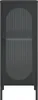 vidaXL Sideboard Noir 40x35x105 cm Verre et acier - Voir les images du produit 7