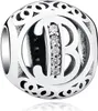 PANDACHARMS Kugel Buchstabe B Charm , 925er Sterling Produktbild-Vorschau 1