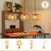 ZMH Pendelleuchte Boho Hängelampe Rattan Lampe Hängend Produktbild-Vorschau 5