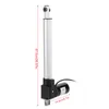 A linear actuator is shown against a white background with dimensions indicated. Náhľad obrázku produktu