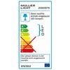 An energy efficiency label for a light fixture. Produktbild-Vorschau