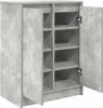 vidaXL Botník betonový šedý 57x34x76 cm materiál na bázi Náhled obrázku produktu 5