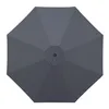 A top-down view of a gray umbrella. Produktbild-Vorschau