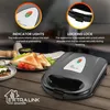 Extralink XXL sendvičovač SJ-33 1400 W pro 4 sendviče Náhled obrázku produktu 4