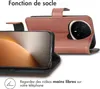 imoshion Luxe Bookcase pour le Honor Magic8 Pro - Marron Voir les images du produit 3
