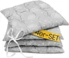 Amilian Stuhlkissen 4er set 40x40 mit Band - Sitzkissen Produktbild-Vorschau 1