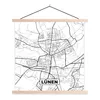 MuchoWow® Textilposter Stadtplan - Karte - Lünen - Karte Produktbild-Vorschau 1