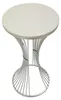 Mauro Ferretti Table à entonnoir Ø 40x79 cm argenté Voir les images du produit 3