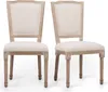 VONLUCE Chaises de salle à manger vintage - Lot de 2 Voir les images du produit 2