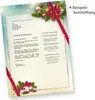 Briefpapier Weihnachten Set ROTE SCHLEIFE (25 Sets ohne Produktbild-Vorschau 4