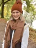 styleBREAKER Uni Schal mit Fransen | weiches Viskose Tuch Produktbild-Vorschau 2