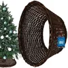 KOTARBAU® Weihnachtsbaum Rock aus Weide Ø 60 cm, Dunkel Produktbild-Vorschau 1