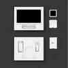 A product shot of a SumUp POS Lite & Solo device and its accessories, neatly arranged against a dark gray background. Anteprima dell’immagine prodotto