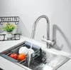 Ari Slender 3-Wege Küchenarmatur Inox Mit Ausziehbrause, Produktbild-Vorschau 4