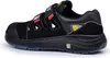 A black safety sandal is shown against a white background. Produktbild-Vorschau