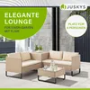 Juskys Polyrattan Lounge Santorini - Sitzecke mit Produktbild-Vorschau 4