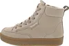 A side view of a beige high-top sneaker. Produktbild-Vorschau