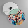 Wanduhr - Rund - Glasuhr - Klein November Bunt - 40x40cm - Produktbild-Vorschau 2