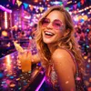Occhiali hippie – Accessorio retrò classico per Carnevale e Anteprima dell’immagine prodotto 3